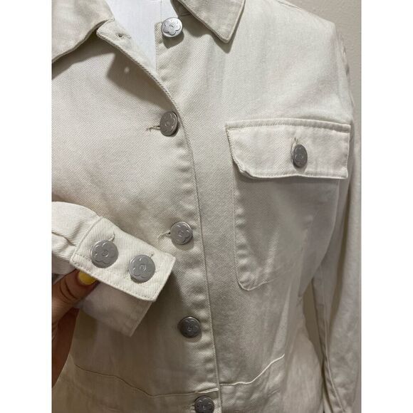 Sandy Liang x Target Women’s Button Front Long Sleeve Jumpsuit Birch Size 4 - Picture 16 of 16